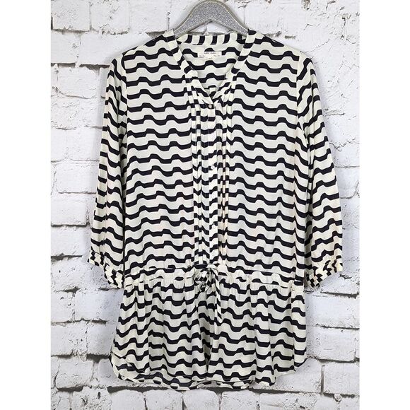 Anthropologie Black and White Tunic - Picture 2 of 6